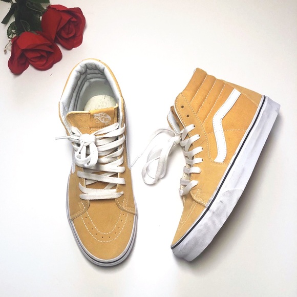 Vans Shoes - Yellow sk8 hi classic vans